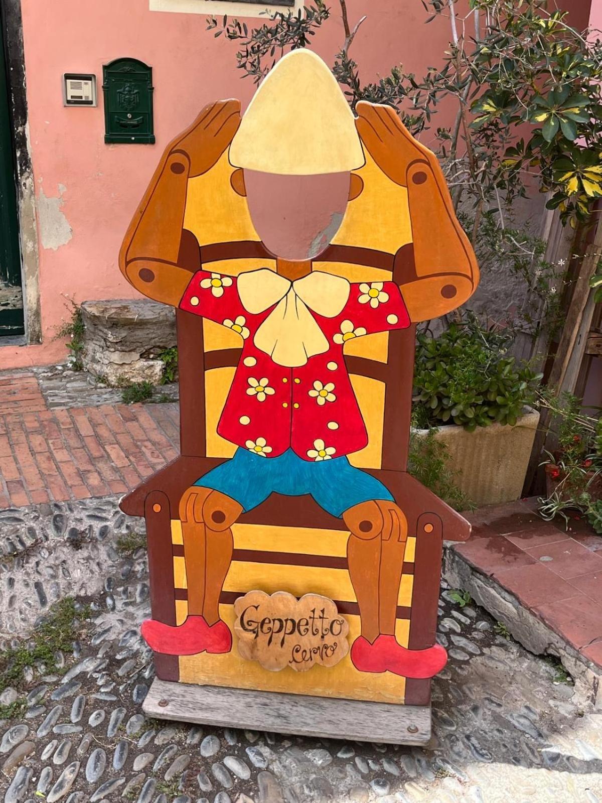 Bed and Breakfast La Finestra Sul Borgo Черво Экстерьер фото